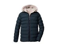 killtec Jungen Wendejacke in Daunenoptik/Steppjacke mit Kapuze KOW 231 BYS JCKT, nachtblau, 152, 43551-000
