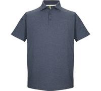 Poloshirt KILLTEC "KOS 82 MN PLSHRT", Herren, Gr. XL, blau (nachtblau), Obermaterial: 65% Polyester, 30% Baumwolle, 5% Elasthan, ohne Ausschnitt, Shirts, Sportliches Herren Poloshirt mit Melange-Optik