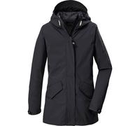 KILLTEC Kinder Mantel KOS 120 GRLS SFTSHLL PRK (4413600) 128 schwarz