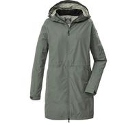 Parka KILLTEC "KOS 35 WMN PRK", Damen, Gr. 40, grün, Obermaterial: 100% Polyester.Futter: 100% Polyester, Jacken Parka, Wasser- und winddichter Damenparka, atmungsaktiv, verstellbar (34392349-40) grün