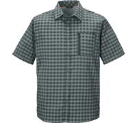 killtec Herren Funktionshemd/Hemd Kurzarm/Outdoorhemd KOS 44 MN WVN SHRT, blaugrau, L, 42790-000