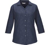 killtec Damen Funktionsbluse/Bluse 3/4 Arm KOS 62 WMN WVN SHRT, Nachtblau, 36, 43775-000
