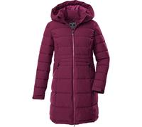 Steppmantel KILLTEC "KOW 11 WMN QLTD PRK", Damen, Gr. 38, dunkelrosé, Obermaterial: 100% Polyester;Futter: 100% Polyester;Füllung: 100% Polyester, Mäntel Steppmantel, Wasserabweisender Parka mit verst