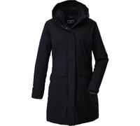 killtec Damen Funktionsparka/Parka wasserdicht mit abzippbarer Kapuze KOW 18 WMN PRK, schwarz blau, 38, 43313-000