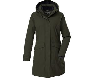 Killtec KOW 18 Funktionsparka Damen Wintermantel Dunkelolive Größe 36