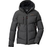 Steppjacke KILLTEC "KOW 230 BYS QLTD JCKT", Kinder, Gr. 128, grau (anthrazit), Oberstoff: 100% Polyester, Futter: 100% Polyester, Füllung: 100% Polyester, Jacken, Winddichte, wasserabweisende Kinderja