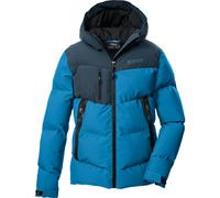 Steppjacke KILLTEC "KOW 230 BYS QLTD JCKT", Jungen, Gr. 152, azur, Obermaterial: 100% Polyester;Futter: 100% Polyester;Füllung: 100% Polyester, Jacken Steppjacke, Winddichte, wasserabweisende Kinderja