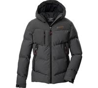 Steppjacke KILLTEC "KOW 230 BYS QLTD JCKT", Jungen, Gr. 128, grau (anthrazit), Obermaterial: 100% Polyester.Futter: 100% Polyester.Füllung: 100% Polyester, Jacken Steppjacke, Winddichte, wasserabweise