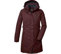 killtec Damen Funktionsparka/Parka mit abzippbarer Kapuze KOW 303 WMN PRK, dunkelweinrot, 44, 41815-000