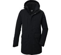 killtec Herren Funktionsparka/Parka mit abzippbarer Kapuze KOW 80 MN PRK, schwarz, L, 41848-000