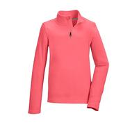 killtec Mädchen Fleeceshirt mit Stehkragen und Reißverschluss KSW 247 GRLS FLC SHRT, Coral pink, 164, 43381-000