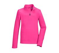 killtec Mädchen Fleeceshirt mit Stehkragen und Reißverschluss KSW 247 GRLS FLC SHRT, Fuchsia, 176, 43381-000