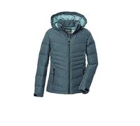killtec Mädchen Kow 166 Grls Qltd Jckt Steppjacke Mit Kapuze, Grün, 140 EU
