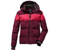 Killtec Mädchen Kow 192 Grls Qltd Jckt Winterjacke Jacke in Daunenoptik mit Kapuze, brombeere, 164 EU