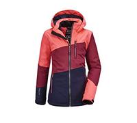 killtec Mädchen Lynge Grls Jckt B Funktionsjacke Mit Kapuze, neo-coral, 128