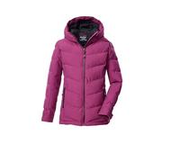 Steppjacke KILLTEC "KOW 220 GRLS QLTD JCKT", Mädchen, Gr. 128, himbeere, Obermaterial: 100% Polyester;Futter: 100% Polyester;Futter 2:;Füllung: 100% Polyester, Jacken Steppjacke, Winddichte, wasserabw