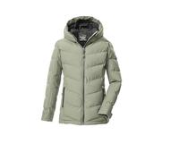 killtec Mädchen Steppjacke/Funktionsjacke in Daunenoptik mit Kapuze KOW 220 GRLS QLTD JCKT, sage, 140, 43506-000