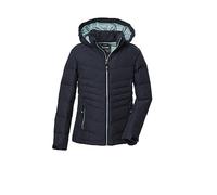 killtec Mädchen Steppjacke mit Kapuze KOW 166 GRLS QLTD JCKT, schwarz blau, 140, 40923-000