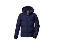 Steppjacke KILLTEC "KOW 357 GRLS QLTD JCKT", Jungen, Gr. 140, blau (navy), Oberstoff: 100% Polyester, Futter: 100% Polyester, Wattierung: 100% Polyester, Jacken, Wasserabweisende Mädchenjacke mit Kapu