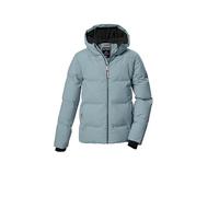 Steppjacke KILLTEC "KOW 357 GRLS QLTD JCKT", Kinder, Gr. 164, graublau, Oberstoff: 100% Polyester, Futter: 100% Polyester, Füllung: 100% Polyester, Sportlich, Jacken, Wasserabweisende Mädchenjacke mit