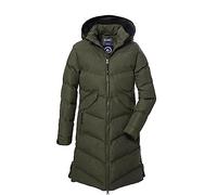 killtec Mädchen Steppmantel mit Kapuze/Mantel ist wasserabweisend KOW 167 GRLS QLTD CT, dunkeloliv, 164, 40924-000