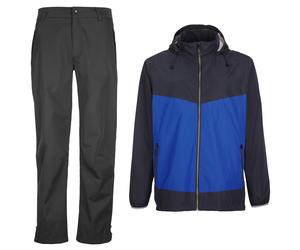 killtec Regenbekleidung Golf 116 Regenhose Regenjacke Jungen als 2 teiliges Set - Gr. 116 116 Blau