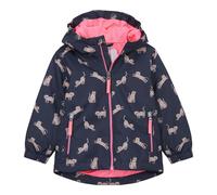KILLTEC Regenjacke mit Kapuze Tiger 110 marine/braun/pink