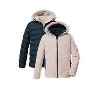 killtec Jungen Wendejacke in Daunenoptik/Steppjacke mit Kapuze KOW 231 BYS JCKT, nachtblau, 164, 43551-000