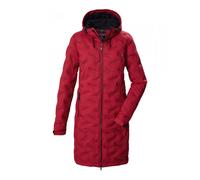Killtec Winter-Steppparka mit Kapuze (winddicht) dunkelrot Damen, Größe 42