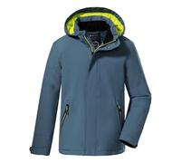 Killtec Winterjacke Kow 206 Daunenoptik mit Kapuze (wind- und wasserdicht, atmungsaktiv, PFC-frei) blaugrau Kinder, Größe 140