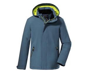 Killtec Winterjacke Kow 206 Daunenoptik mit Kapuze (wind- und wasserdicht, atmungsaktiv, PFC-frei) blaugrau Kinder, Größe 140