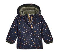 KILLTEC Winterjacke mit Kapuze Blätter 110 marine/bunt