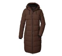 Killtec Wintermantel KOW 56 QLTD mit Kapuze (atmungsaktiv, winddicht, wasserabweisend) cappucino braun Damen, Größe 46