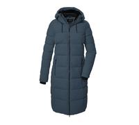 killtec Damen Steppmantel/Funktionsmantel in Daunenoptik mit Kapuze KOW 56 WMN QLTD CT, hellpetrol, 42, 41810-000