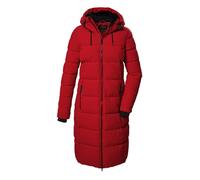 Killtec Wintermantel KOW 56 QLTD mit Kapuze (atmungsaktiv, winddicht, wasserabweisend) rot Damen, Größe 42