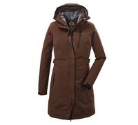 Killtec Wintermantel mit abzippbarer Kapuze (wasser- und winddicht, Parka) cappucino braun Damen, Größe 38