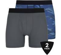 KILPI NETT 2P Technische Boxershorts für Herren, dunkelgrau, größe S