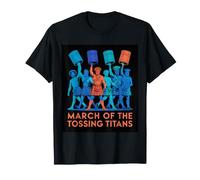 Kilt mit Strongmen-Motiv „March of the Tossing Titans“ T-Shirt