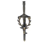 Kiltnadeln, Antik-Messing-Brosche im keltischen und Distel-Stil, mit Wirbelknoten-Design, 10 cm, schottisches Schottenkaro, Kilt-Zubehör für Männer und Frauen, traditionelle Highland-Kleidungsnadel