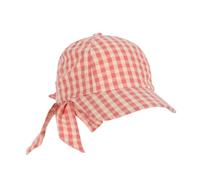 Kim Bow Cap Gots - Flamingo Plume Check - Sonnenhut / Kappe - 2-4Y