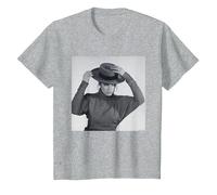 Kim Wilde Kids In America Pop Sänger von Simon Fowler T-Shirt, Kinder, Grau Meliert, 152