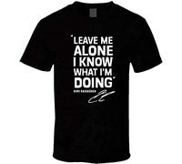 Kimi Raikkonen Leave Me Alone I Know What I'm Doing 3 Men T Shirt Black L