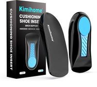 Kimihome Fersensporn Einlagen - 3/4 Rutschfeste Gel Plantarfasziitis Einlagen für Fersensporn und Achillessehnenentzündung - Damen & Herren 42-47