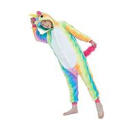 Kimily-UK Unisex Kinder Einhorn Onesie Pyjamas | Warm Gefüttert Tier Body Overall Nachtwäsche | Für Jungen Mädchen als Cosplay Kostüm für Fasching, Karneval, Weihnachten