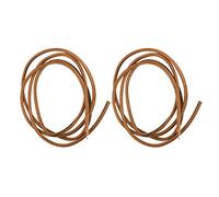 KIMISS 2 Stück Nähmaschinengürtel, Rindsleder, Haushalt, Kräftiger Haken, Fußpedal, Teile, Zubehör, Hohe Leistung - Kunst, Handwerk und Nähen/Nähen/Nähmaschinenteile und Zubehör/Teile (BROWN)