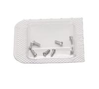 KIMISS 8 Stück Uhrenreparaturschrauben für Ballon Bleu - Edelstahl-Schrauben für die Rückseite der Uhr für eine Präzise Uhrenreparatur (Männlich)