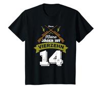 Kinder 14.Geburtstag für Jäger,Dieser kleine Jäger ist 14 Jahre alt T-Shirt