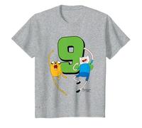Kinder Adventure Time Finn and Jake 9th Birthday T-Shirt