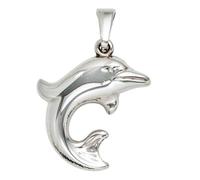 Kinder Anhänger Delfin 925 Sterling Silber Delfinanhänger Kinderanhänger