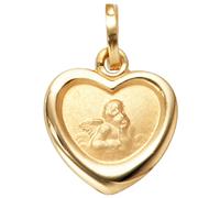 Kinder Anhänger Engel Schutzengel 333 Gold Gelbgold mattiert Kinderanhänger